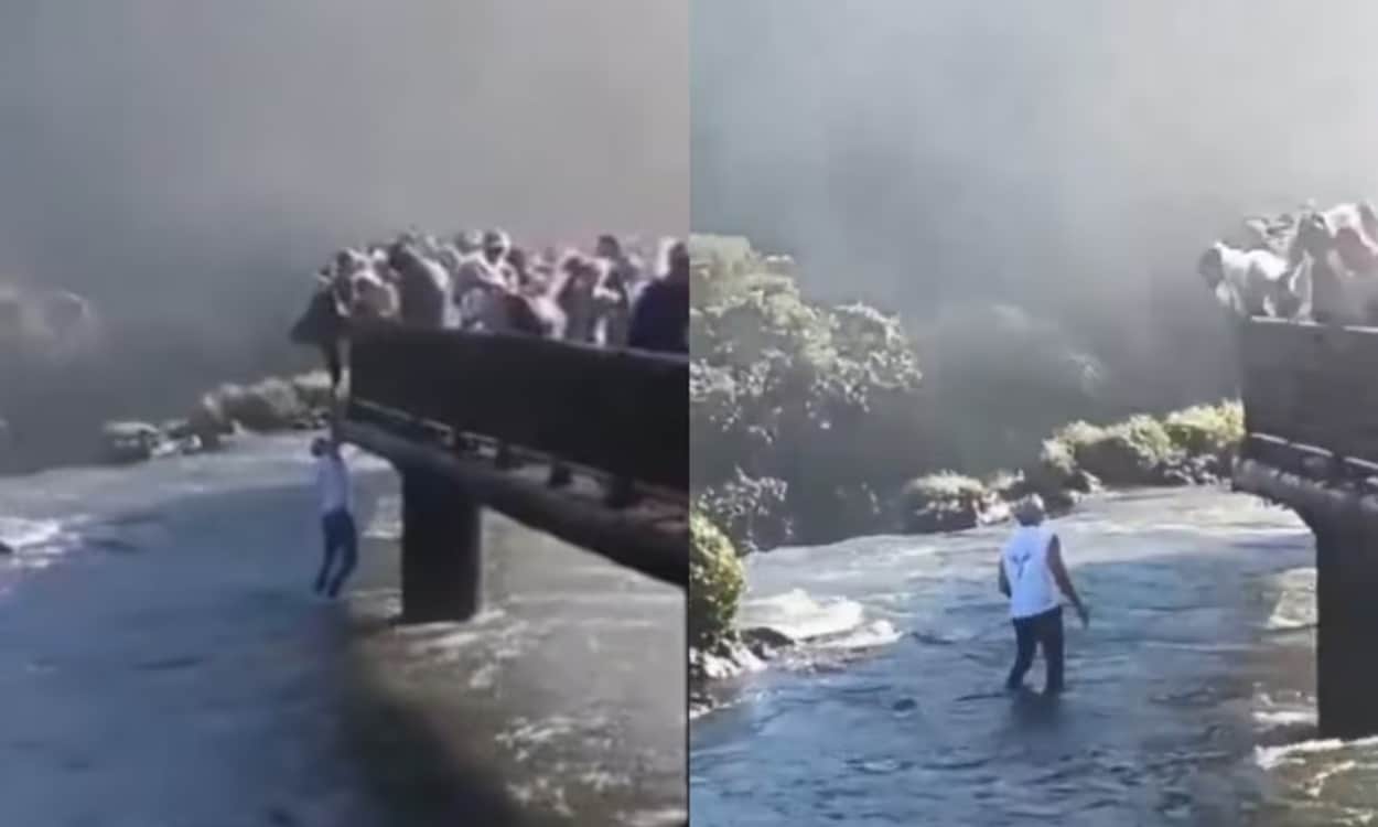turistas celular cataratas