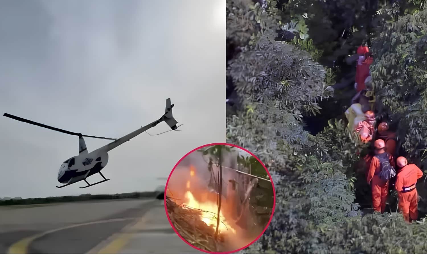 accidente familia helicoptero rio2