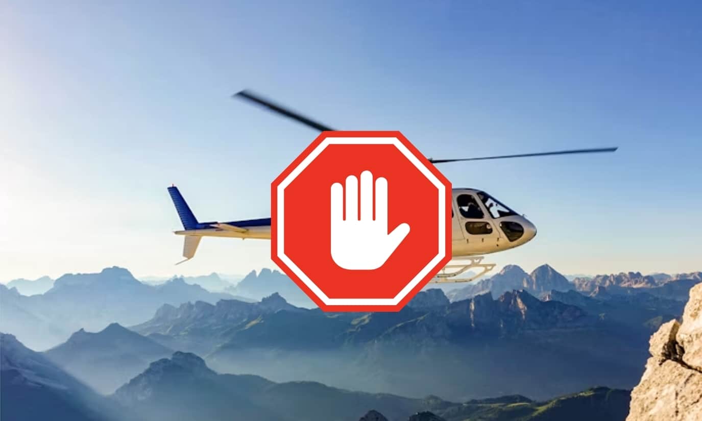 helicoptero alpes