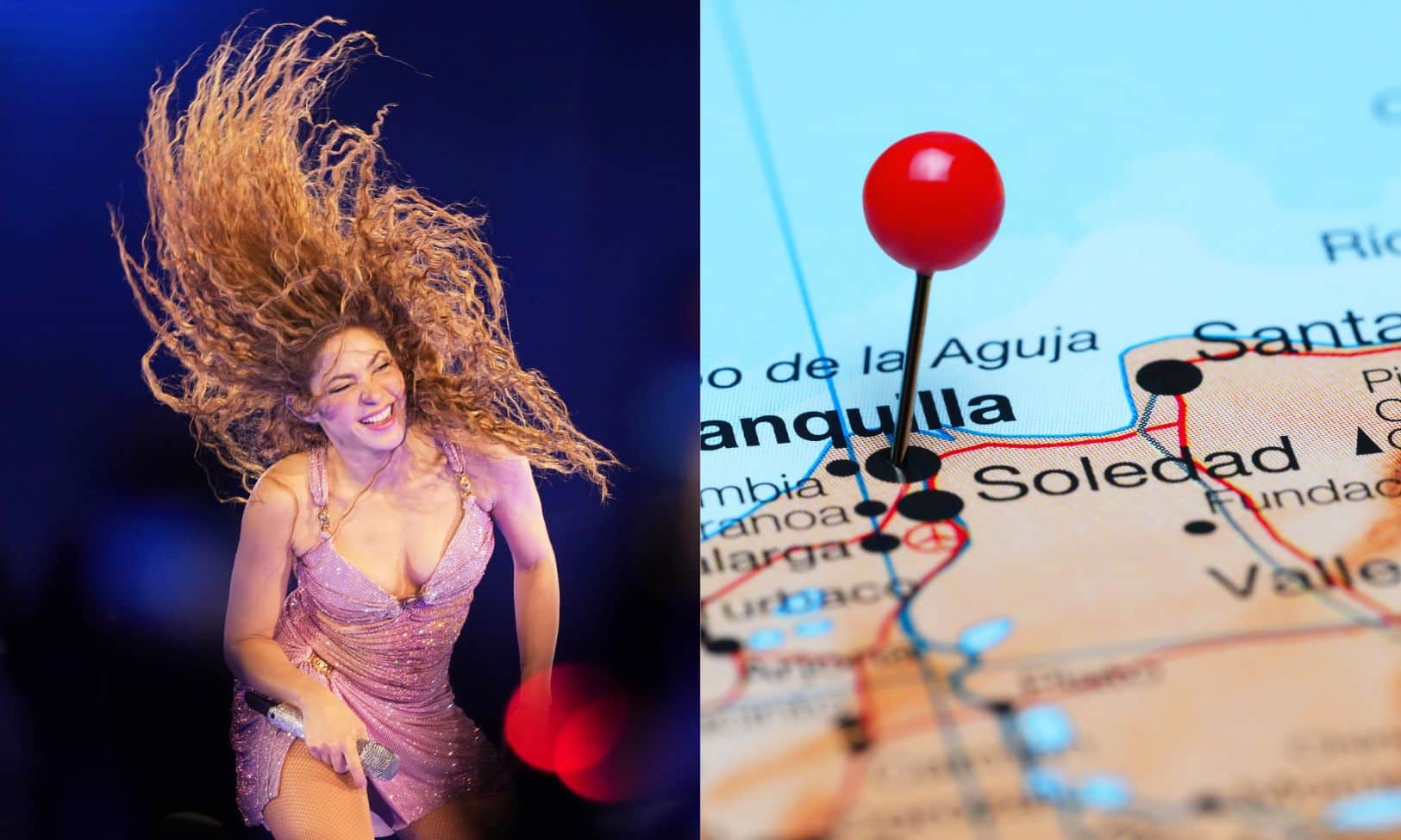 recital shakira barranquilla españa ruta aérea