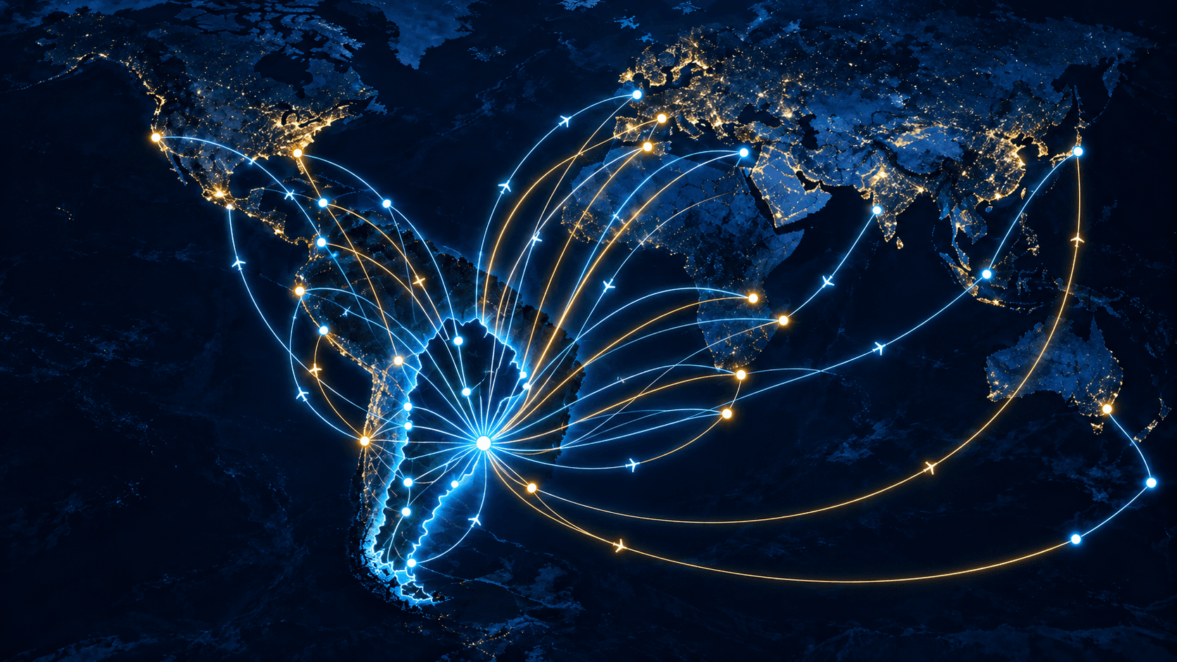 rutas aéreas a argentina