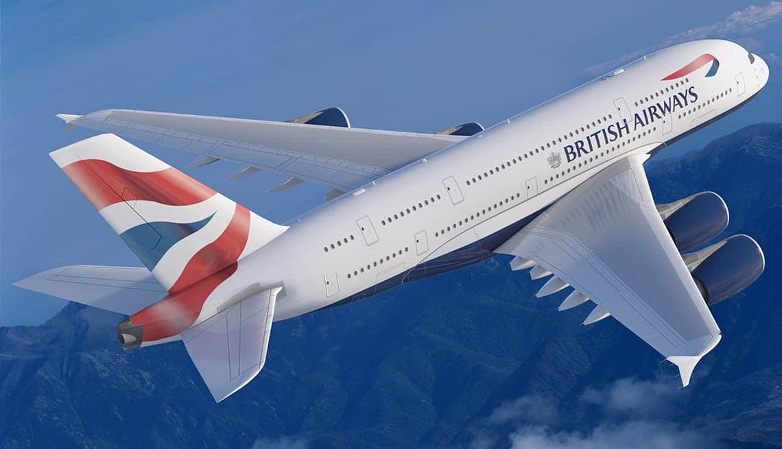 airplane in flight