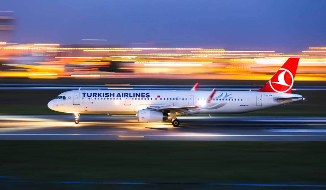 Istanbul,,Turkey,-,August,05,,2018:,Turkish,Airlines,Airbus,A321-231