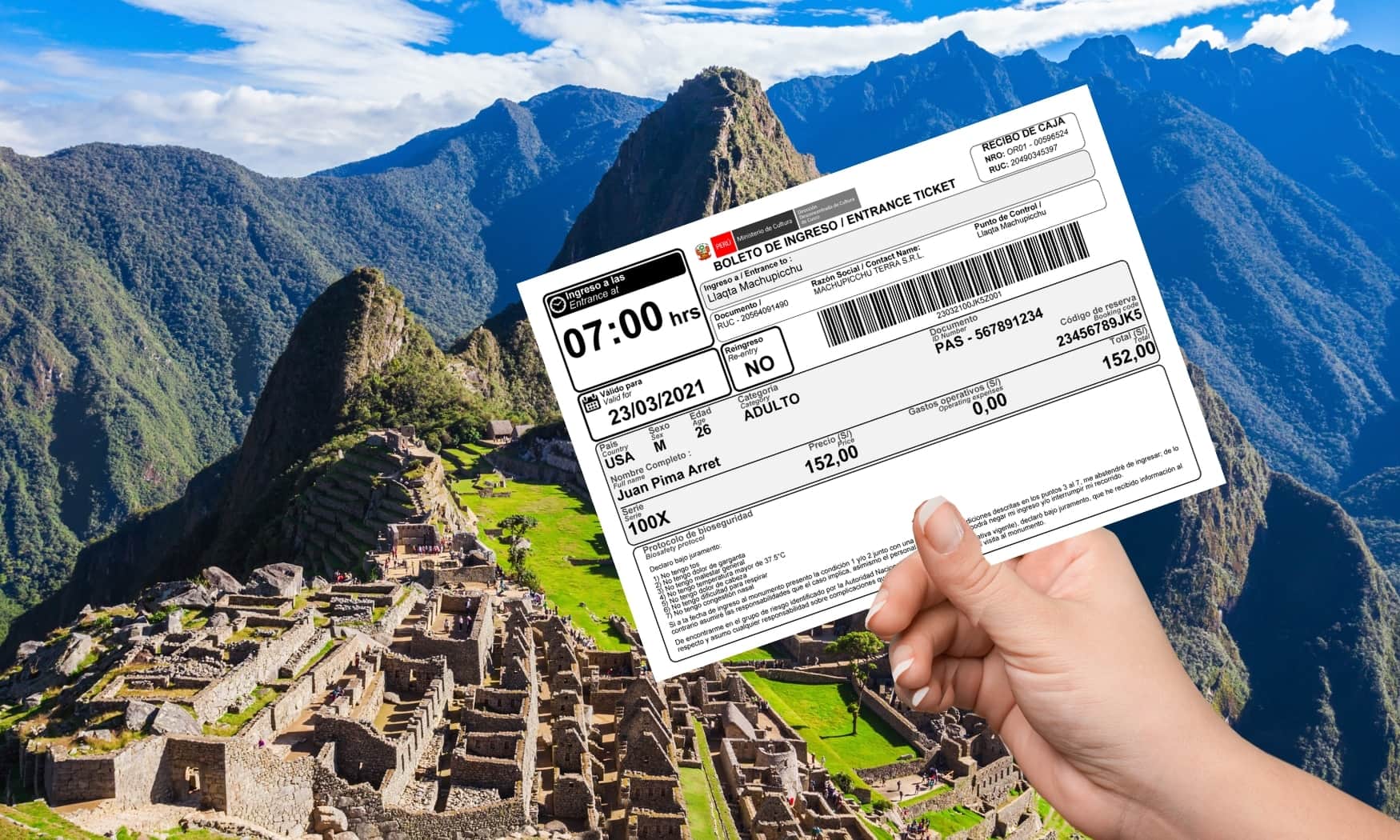 entrada machu picchu