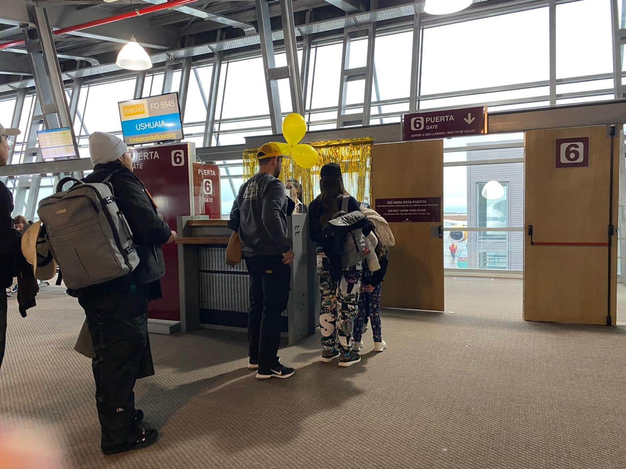Embarque de pasajeros