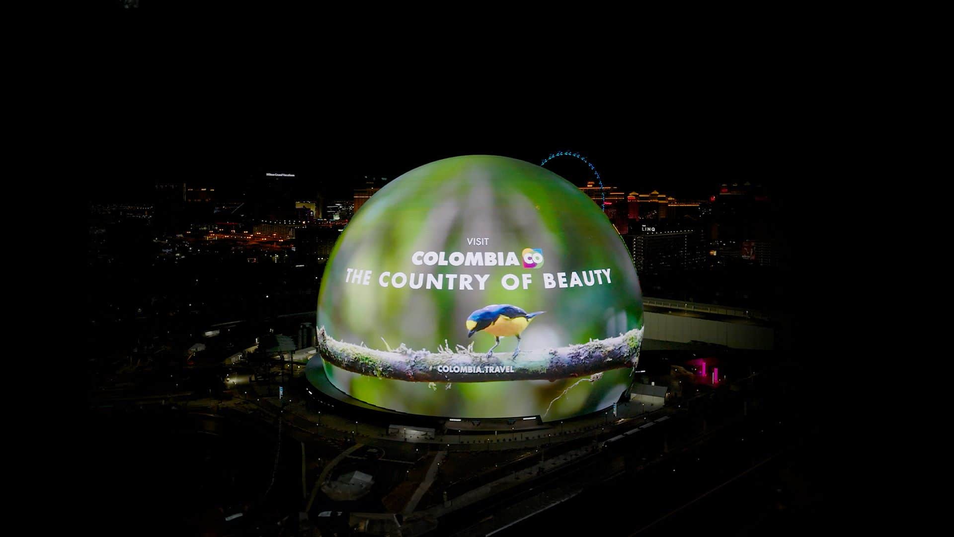 Colombia-brilla-en-The-Sphere-esfera-Las-Vegas-promoción-turística-1