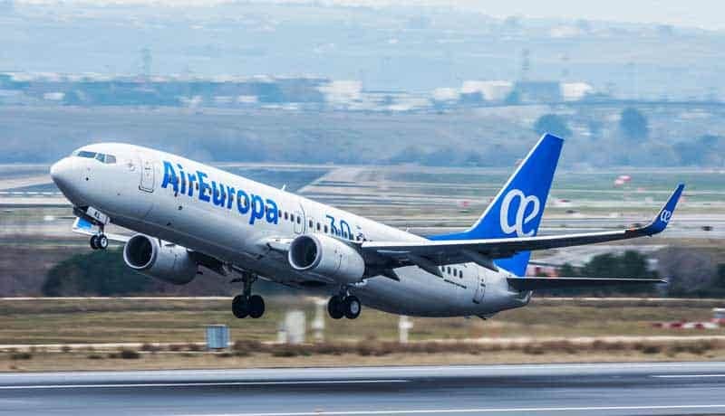 Air Europa reanuda vuelos a destinos latinoamericanos a partir de noviembre y diciembre