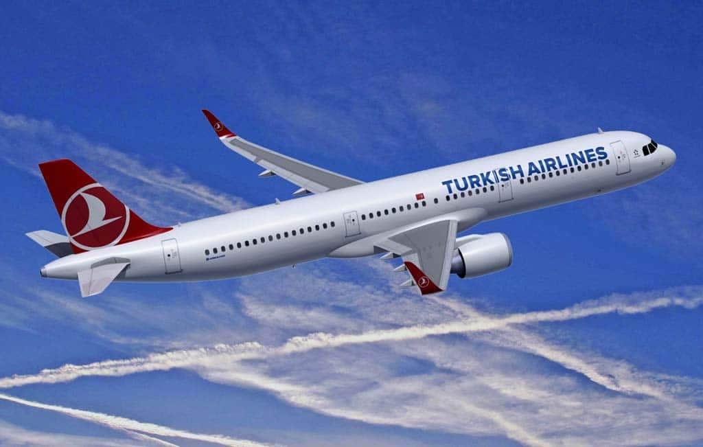 Turkish Airlines comenzó a utilizar combustible de aviación sostenible en sus vuelos