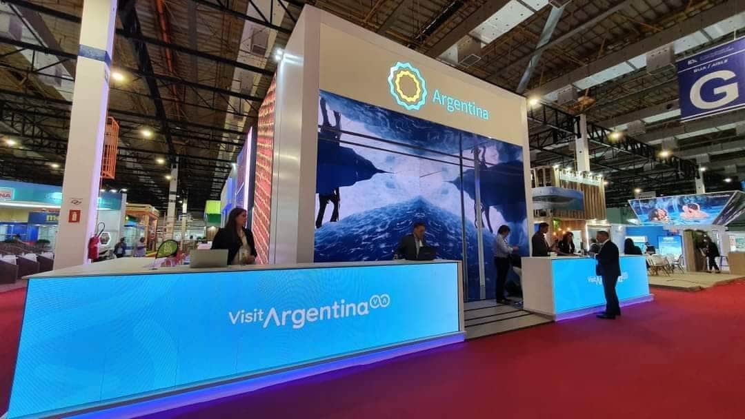 La Feria WTM Latinoamérica en Brasil premió a Argentina con la distinción del mejor stand 2022