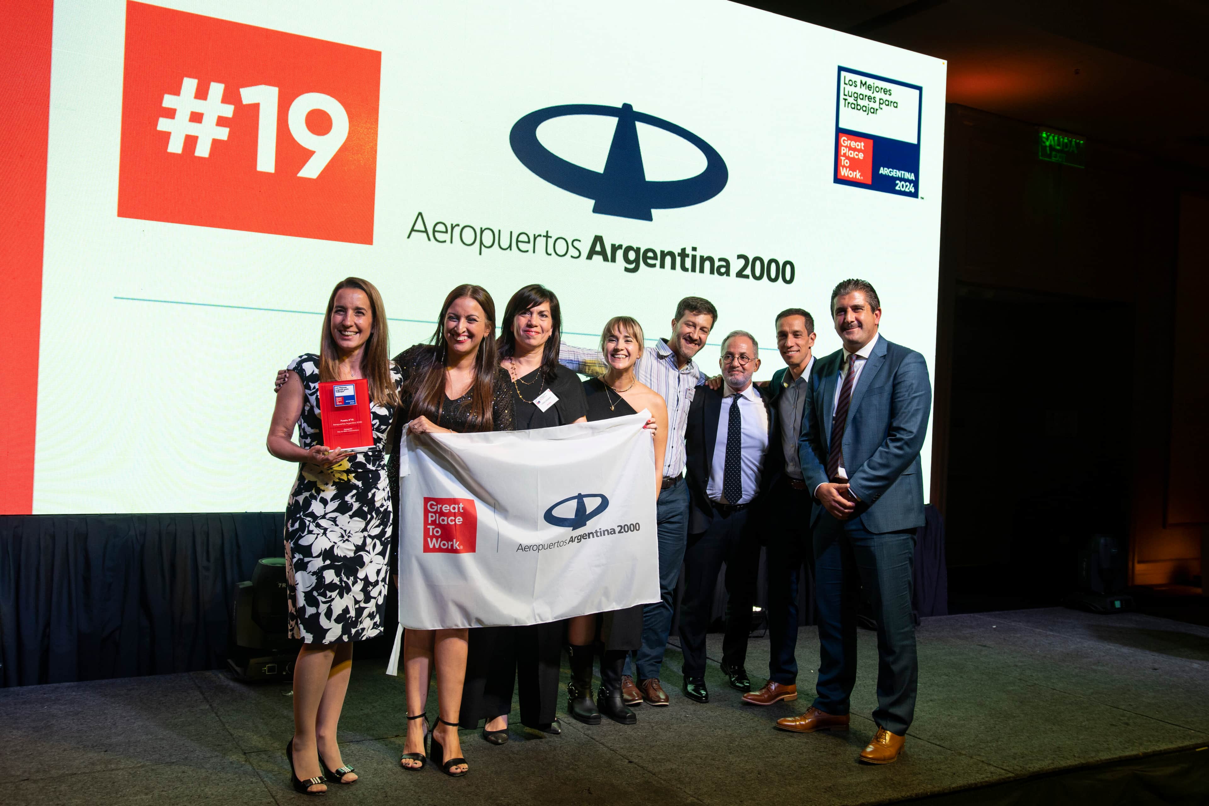 Aeropuertos Argentina 2000 logra posicionarse en el puesto 19 del ranking de Los Mejores Lugares para Trabajar del país-1