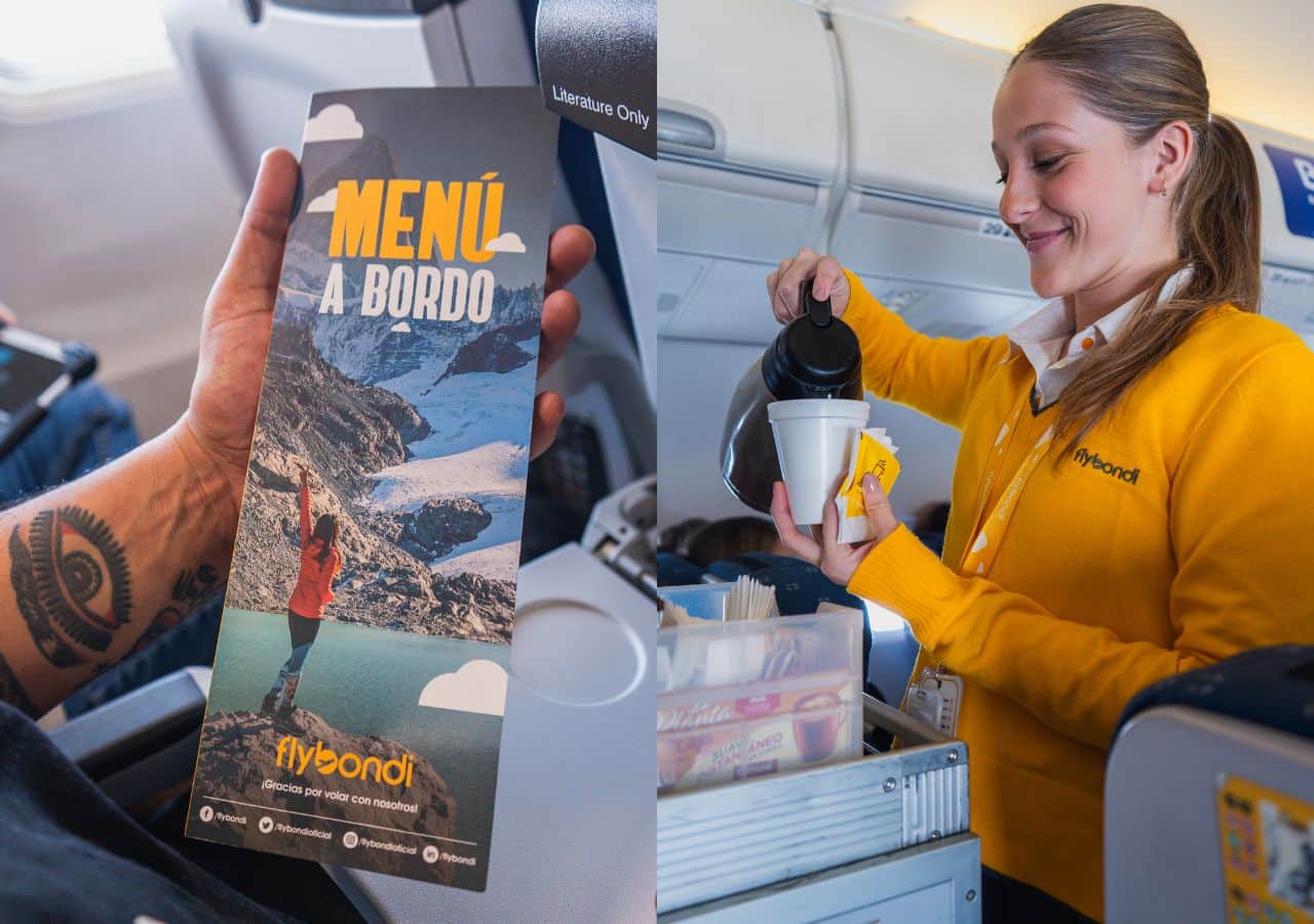 Flybondi incorpora el servicio a bordo para vuelos internacionales a Río de Janeiro y Sao Paulo-1